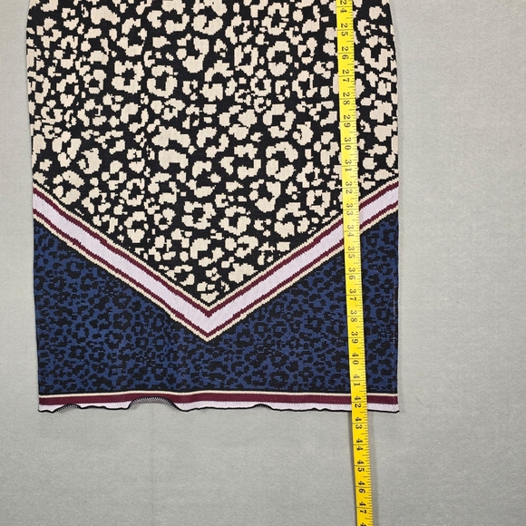 Vince Camuto Women's Sheath Dress Tan /Animal Print Size M - Picture 6 of 11